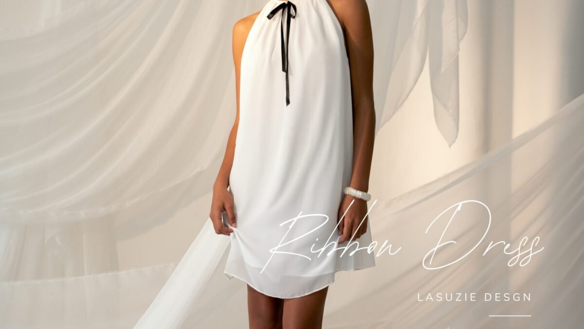 Wonderful Ribbon Dress | Lasuzie Design Fashion Store