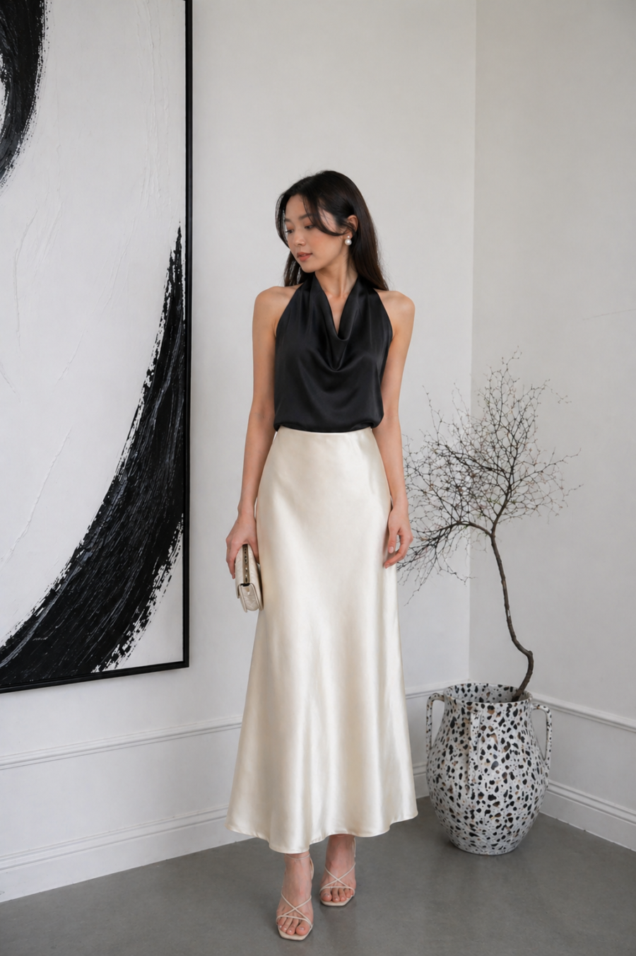 Aurea Halter Top